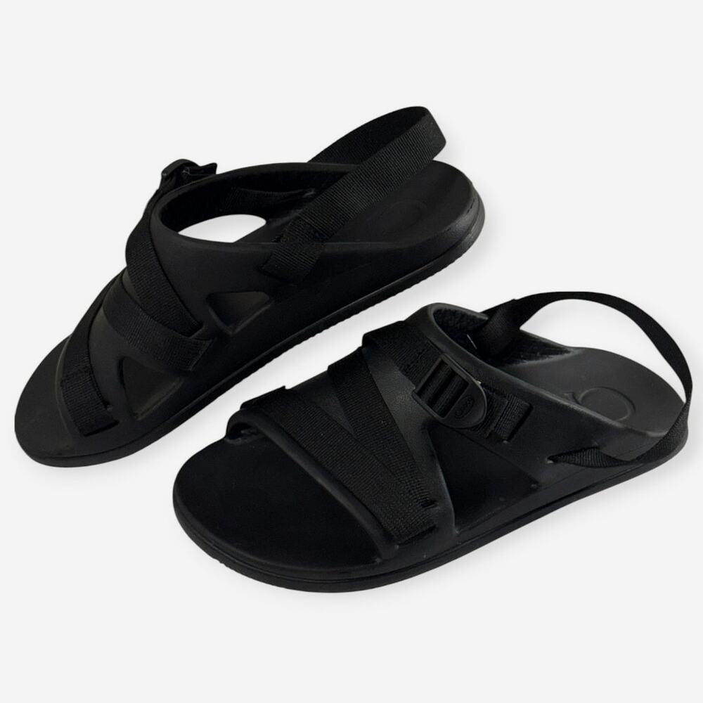 Chaco Chillos Active Sandals, JCH107931, Black, Strappy Slide, Men's 9